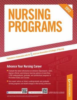 Paperback Nursing Programs 2012 Book