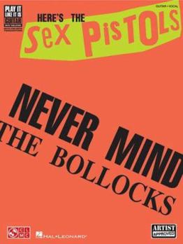 Paperback Here's the Sex Pistols: Never Mind the Bollocks Book