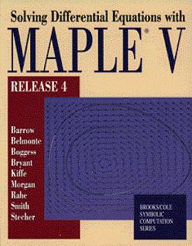 Paperback Solving Odes with Maple V Book