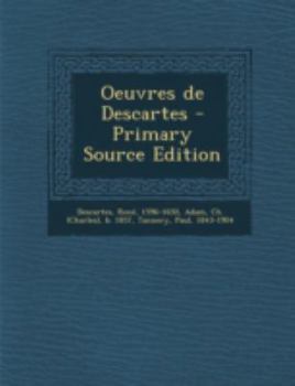 Paperback Oeuvres de Descartes [French] Book