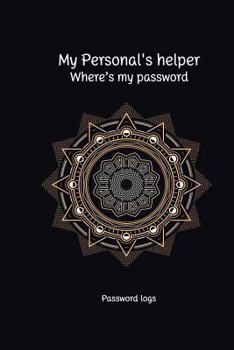 My personal's helper, Where's my password: Password log | Password Reminder | Collect password into the same book
