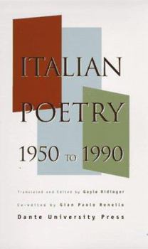 Paperback Italian Poetry, 1950-1990 Book