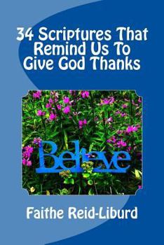 Paperback 34 Scriptures That Remind Us To Give God Thanks Book