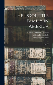 Hardcover The Doolittle Family in America; Part IV Book