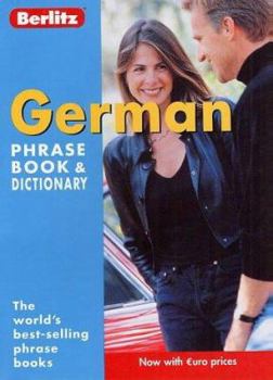 Paperback Berlitz German Phrase Book and Dictionary Book