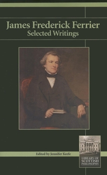 Paperback James Frederick Ferrier: Selected Writings Book