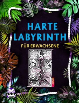 Paperback Harte Labyrinthbücher für Erwachsene: 100 Labyrinth-Rätsel für kluge Leute [German] Book
