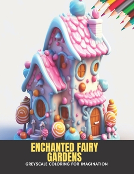 Enchanted Fairy Gardens: Greyscale Coloring for Imagination, 50 Pages, 8.5 x 11 inches