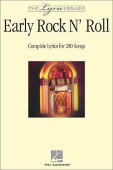 Paperback Early Rock 'n Roll: Complete Lyrics for 200 Songs Book