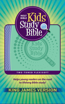 Imitation Leather KJV Kids Study Bible, Flexisoft (Red Letter, Imitation Leather, Purple/Green) Book