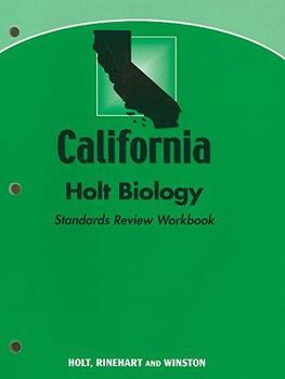 Paperback Holt Biology: Holt Science: Standards Review Workbook Book