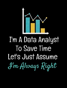 I'm A Data Analyst To Save Time Let's Just Assume I'm Always Right: Daily Planner 2020 | Gift For Computer Data Science Related People.