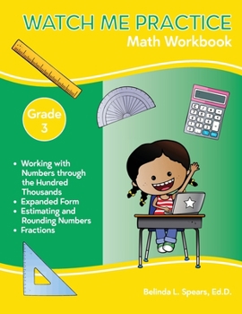 Paperback Watch Me Practice Grade 3 Math Workbook Book