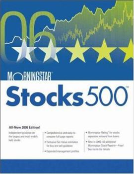 Paperback Morningstar Stocks 500 Book