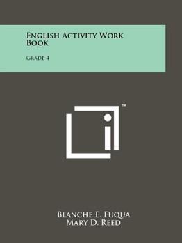 Paperback English Activity Work Book: Grade 4 Book