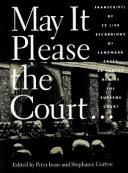 Paperback May It Please the Court [With Cassette] Book