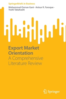 Paperback Export Market Orientation: A Comprehensive Literature Review Book