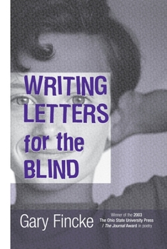 Paperback Writing Letters for the Blind Book
