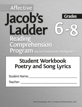 Paperback Affective Jacob's Ladder Reading Comprehension Program: Grades 6-8, Student Workbooks, Poetry and Song Lyrics (Set of 5) Book