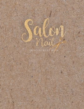 Appointment book nail salon: Appointment Planner for Salons, Hair Stylists, Nail Technicians, Estheticians, Makeup Artists undated  2 columns per 1 page   15 Minute