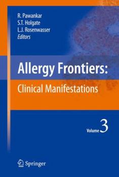 Hardcover Allergy Frontiers: Clinical Manifestations Book