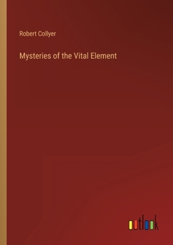 Paperback Mysteries of the Vital Element Book