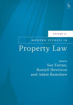 Hardcover Modern Studies in Property Law, Volume 11 Book
