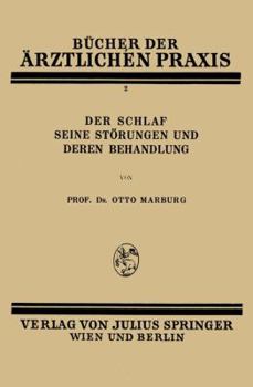 Paperback Der Schlaf Seine Störungen Und Deren Behandlung: Band 2 [German] Book