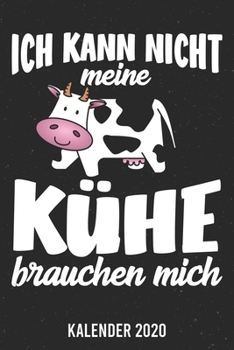 Kalender 2020: Kuh A5 Kalender Planer für ein erfolgreiches Jahr - 110 Seiten (German Edition)