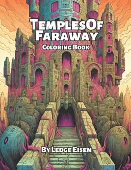 Paperback Temples Of Faraway Coloring Book