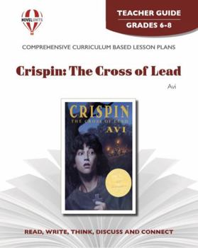 Paperback Crispin: The Cross of Lead - Teacher Guide by Novel Units Book
