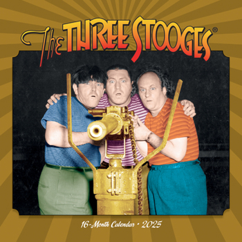 Calendar 2025 Three Stooges Wall calendar Book