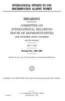 International efforts to end discrimination against women