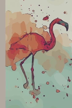 Year Planner 2020: Cute Flamingo Drawing Art Design Cover | Yearly Daily Dated Planner for Women, Girls (6 x 9) To-Do List, Day by Day Organizer