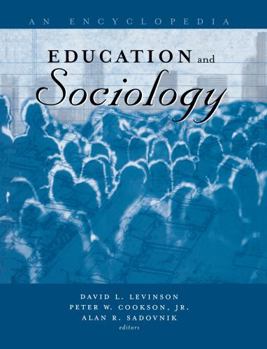 Hardcover Education and Sociology: An Encyclopedia Book