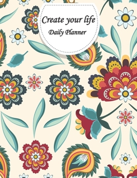 Daily Planner (53 weeks): Cool and Vintage  Cover 8.5 X 11 in, large space to note and write your daily schedule as well as a to do list.