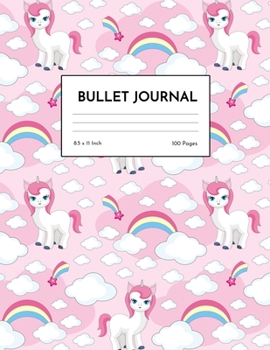 Bullet Journal: Adorable Unicorn Dot Grid Notebook - Dotted Note Pad for Kids, Girls, Teens, Tweens, Women - Gifts for Birthday and Christmas | Creative Art 00542