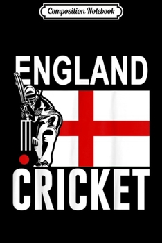 Paperback Composition Notebook: England Cricket New Zealand cricketer flag Journal/Notebook Blank Lined Ruled 6x9 100 Pages Book