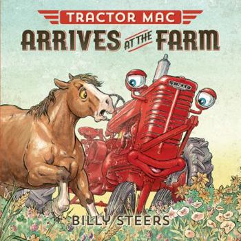 Hardcover Tractor Mac Arrives at the Farm Book