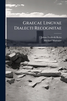 Paperback Graecae Lingvae Dialecti Recognitae [Latin] Book