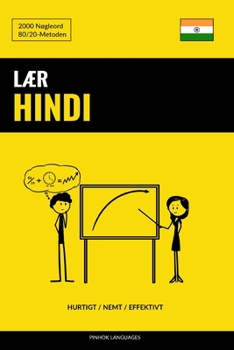 Paperback Lær Hindi - Hurtigt / Nemt / Effektivt: 2000 Nøgleord [Danish] Book