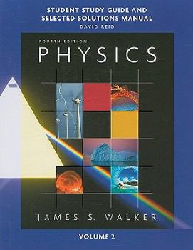 Paperback Study Guide and Selected Solutions Manual for Physics, Volume 2 Book