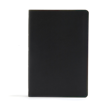 Imitation Leather KJV Rainbow Study Bible, Black Leathertouch Book