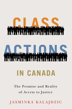 Paperback Class Actions in Canada: The Promise and Reality of Access to Justice Book