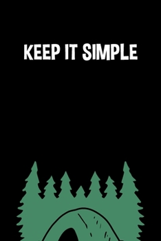 Keep It Simple: College Ruled Line Journal, Back To School, Perfect For Students, Kids, Teens, Happy Campers, Organize Your Day