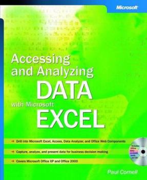 Paperback Accessing and Analyzing Data with Microsofta Excel [With CDROM] Book