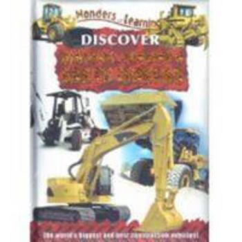 Paperback Discover Diggers Trucks And Earth Movers Wonders Of Learning Book