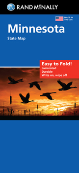 Mass Market Paperback Rand McNally Easy to Fold: Minnesota State Laminated Map Book