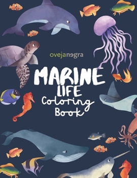 Paperback The Marine Life Coloring Book