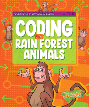 Paperback Coding with Rain Forest Animals Book